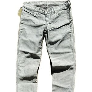 Ksubi SILVER SKINNY ZIP JEANS 28 NWT